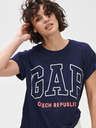 GAP Logo Czeach Republic easy short sleeve tee Póló
